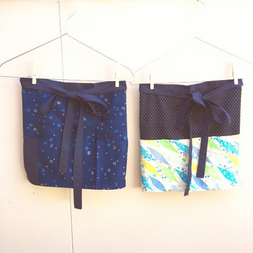 楽天市場】野宗寅市商店 沖縄 ミンサー エプロン 腰下 デニム