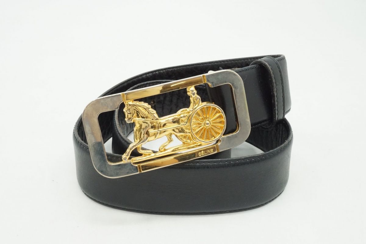 ✨美品✨セリーヌ　ベルト　馬車金具　Cマカダム　レディース　メンズ　ゴールド金具 楽天市場】セリーヌ CELINE バックル ベルト用 ゴールド 馬車柄