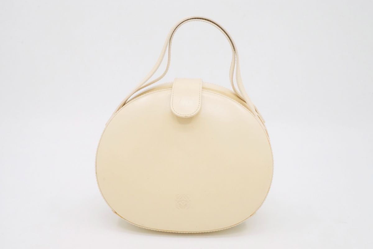 LOEWE ロエベ ボストンバッグ ハンドバッグ アナグラム スエード ベージュ LOEWE ロエベ ボストンバッグ ハンドバッグ アナグラム スエード