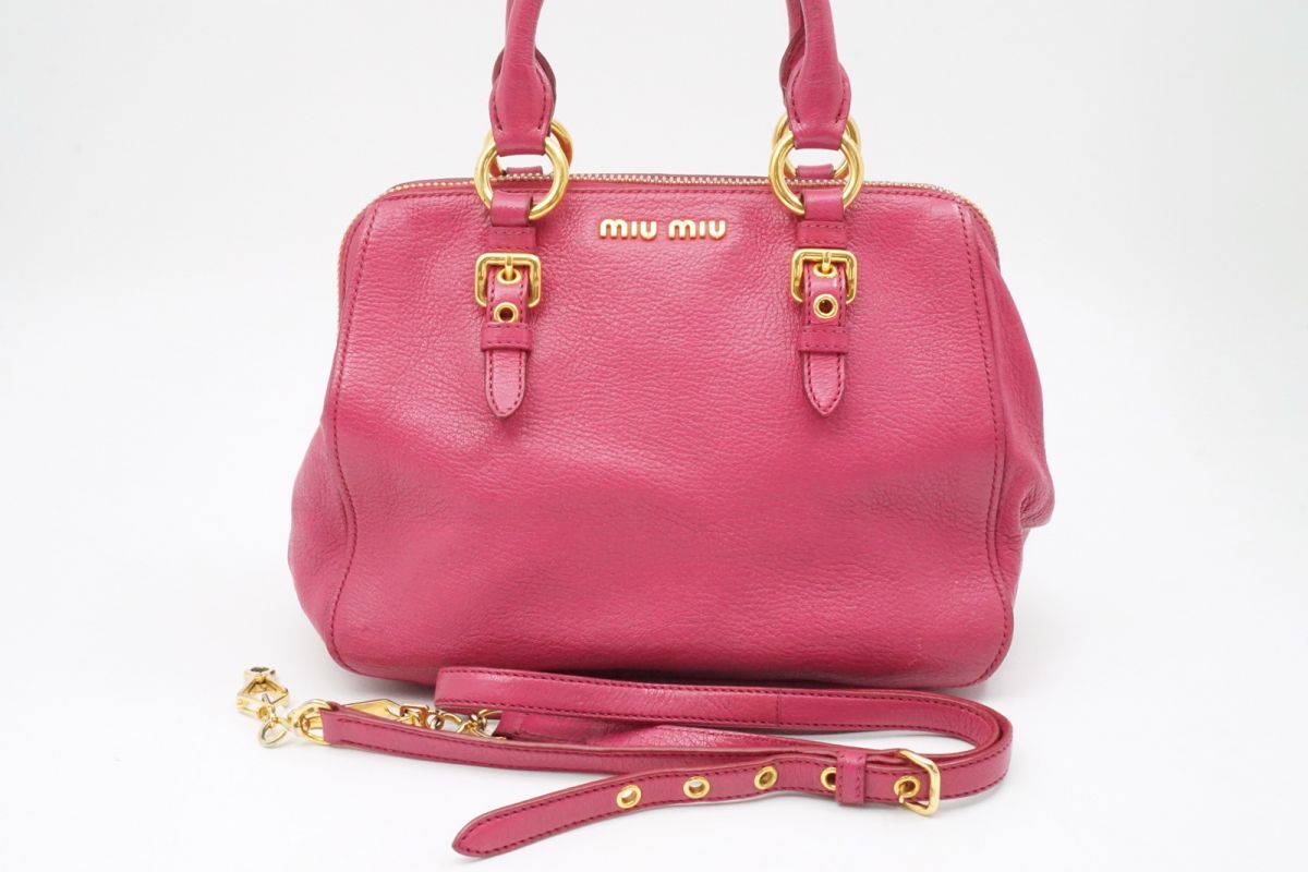 楽天市場】ミュウミュウ miumiu バッグ トートバッグ 5BA219
