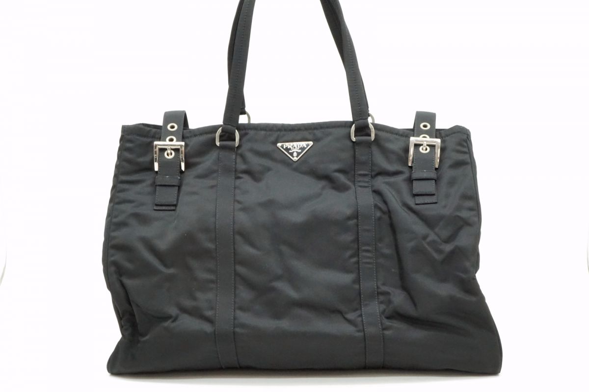 美恵PRADA ハンドバッグ ナイロン モノトーンレディース プラダ 黒 楽天市場】プラダ 2way ハンドバッグ バッグ レディース