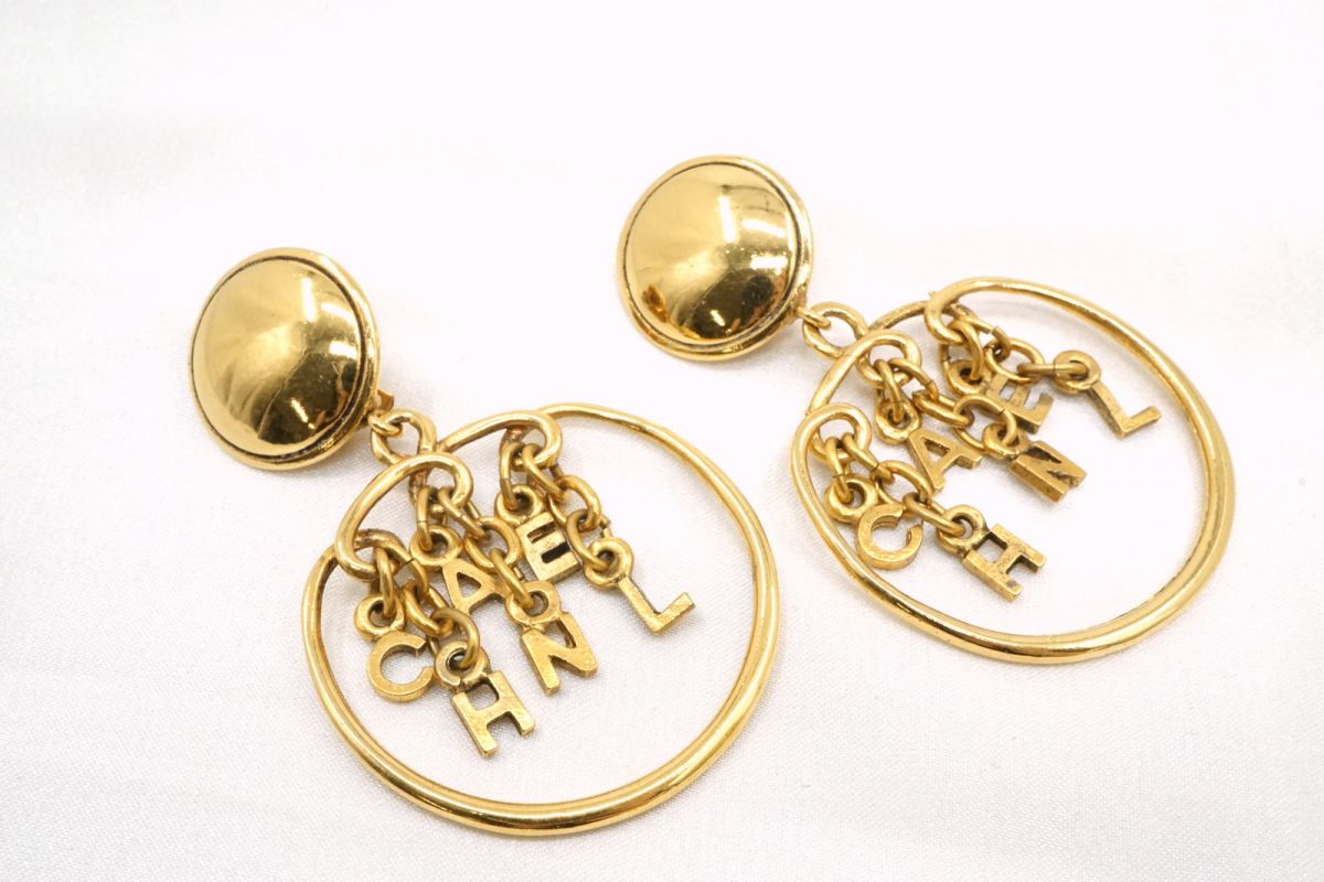 楽天市場】【15%OFF】 シャネル イヤリング ヴィンテージ ココ