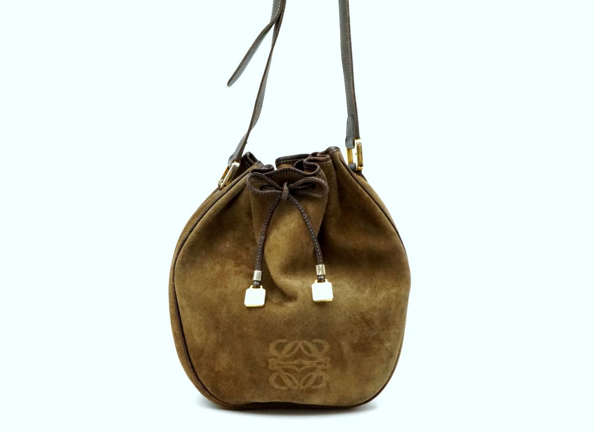 楽天市場】LOEWE ロエベ ポーチバッグ DRAWSTRING POUCH ドロー