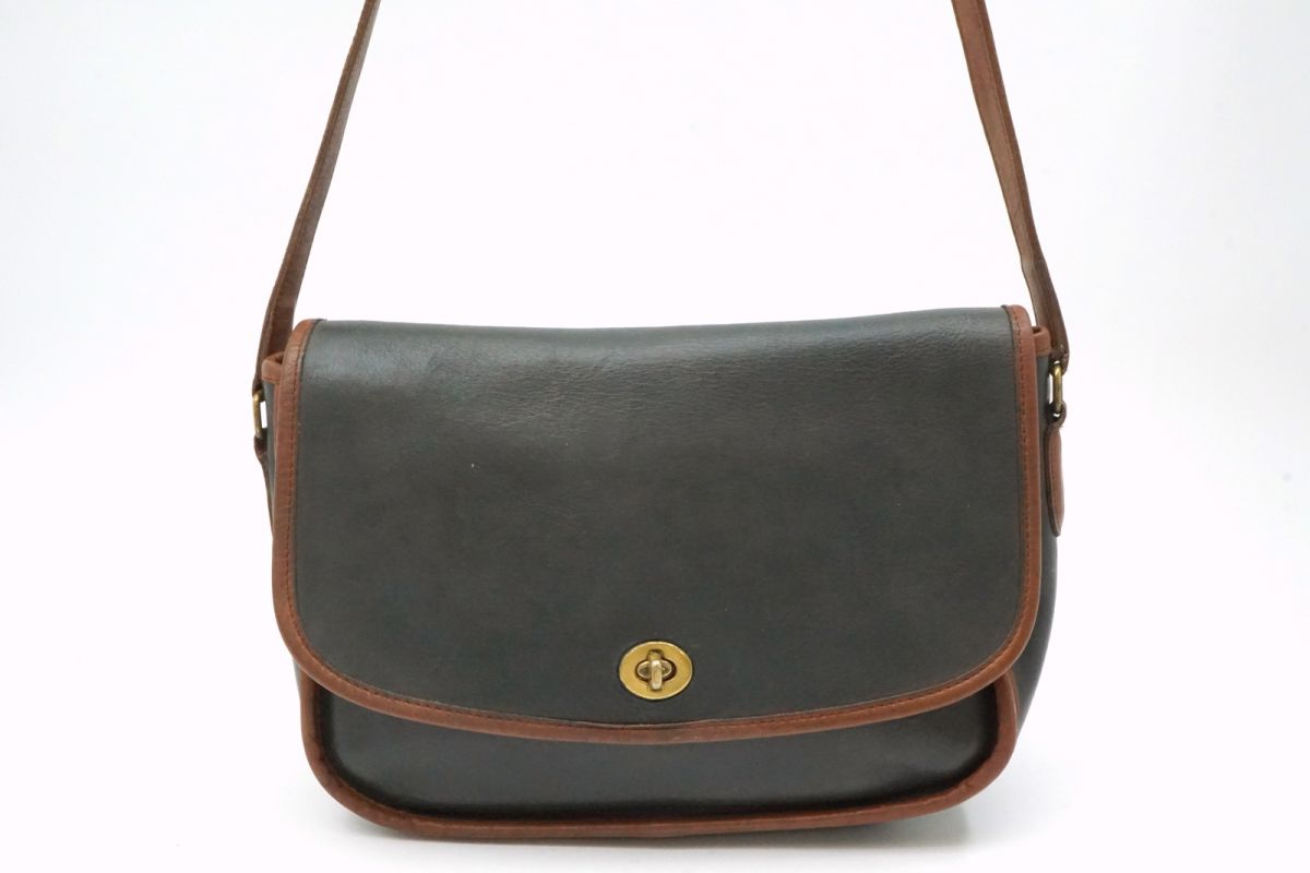 美品✨　コーチ　レザー　ブラウン　バケツバック　ショルダーバック　9823 COACH (コーチ) ショルダーバッグ オールドコーチ 斜め掛け バケツ型