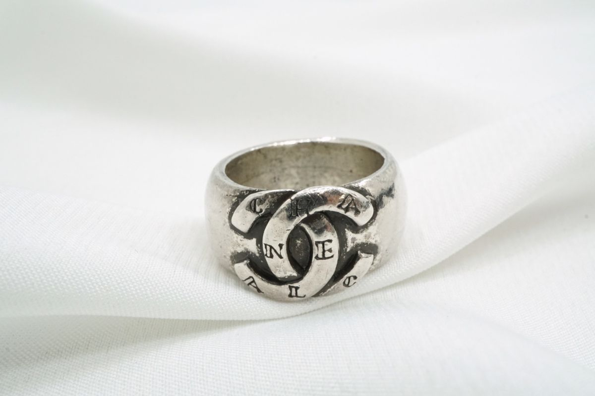 CHANEL シャネル 指輪 クローバー ココマーク クリア リング 楽天市場】美品 シャネル CHANEL ココマーク 四葉 クローバー リング