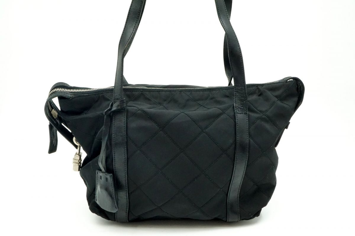 楽天市場】【バッグ】PRADA プラダ キルティング トートバッグ