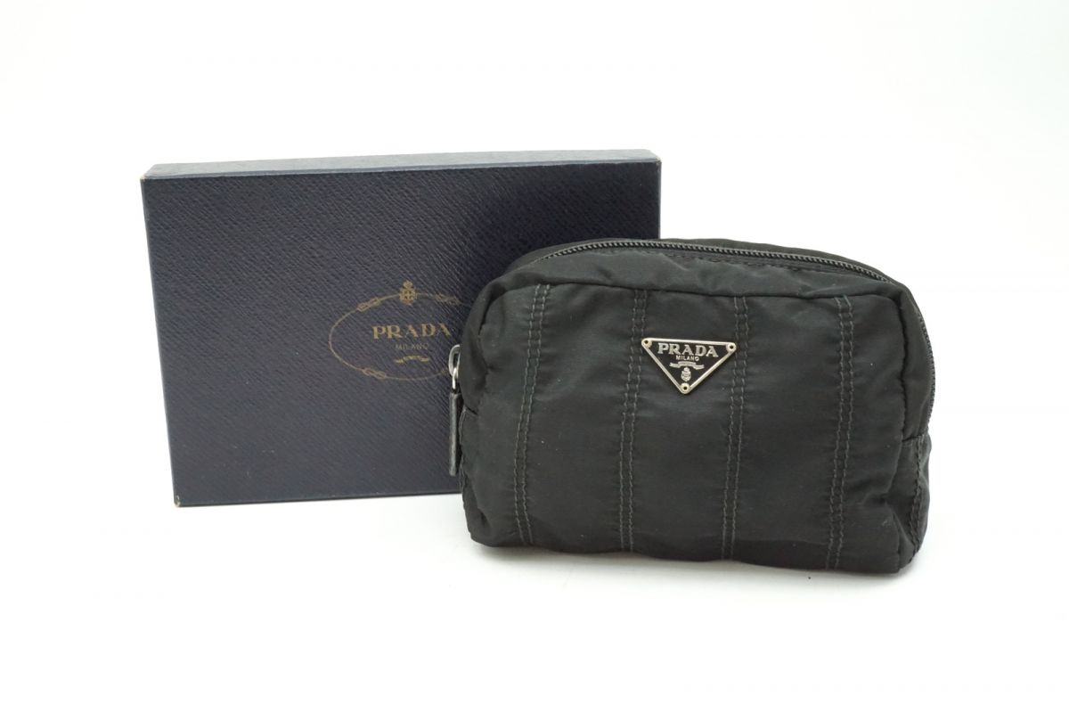★堕天使★極美品♡プラダ　ポーチ　ビッグ　ナイロン　テスート　三角 PRADA（プラダ） ポーチ 1NE693 067 レディース ナイロン 化粧ポーチ