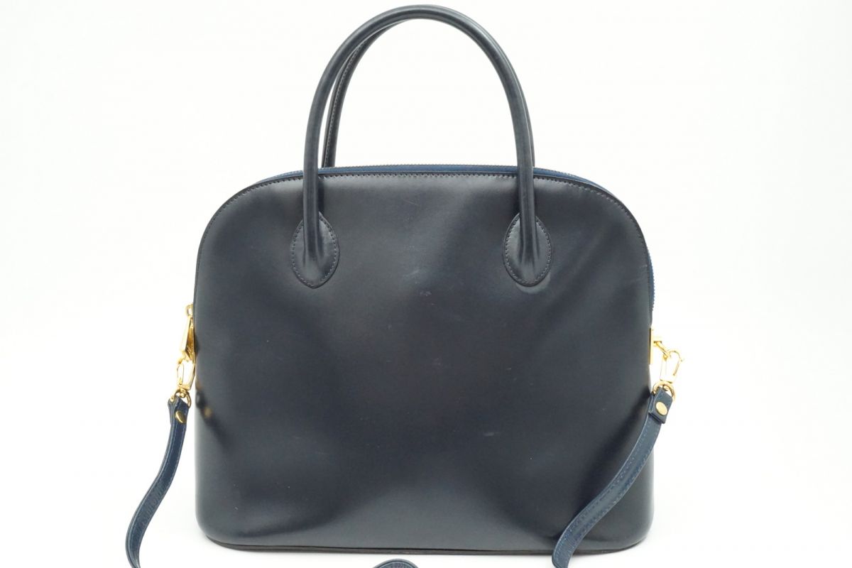 【美品】セリーヌ ハンドバッグ トートバッグ レザー スタッズ 肩掛け 黒 CELINE（セリーヌ） ロゴ トートバッグ スタッズ ショルダーバッグ