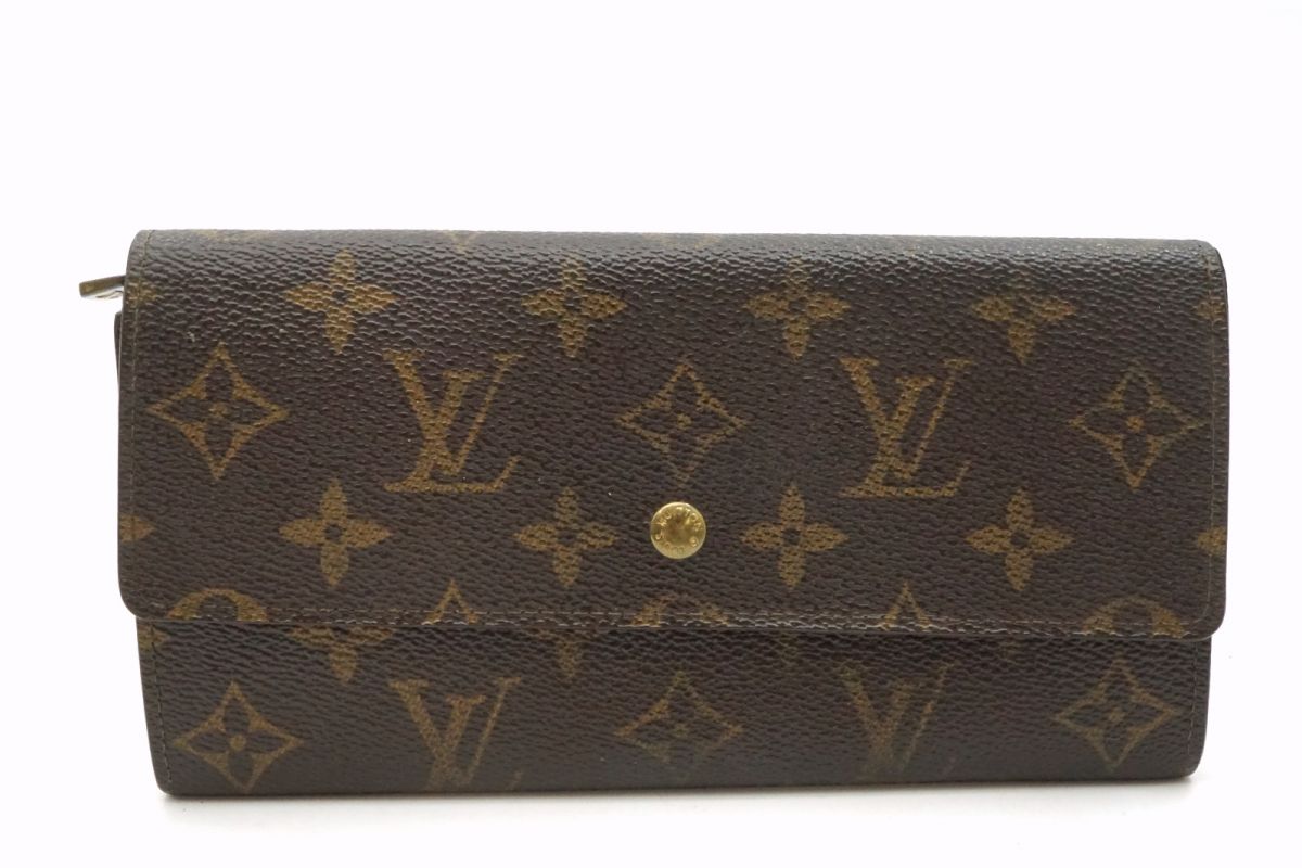 【美品】ルイヴィトン ポルトモネ クレディ モノグラム 長財布 カード入れ サラ 美品】ルイヴィトン ポルトモネ クレディ モノグラム 長財布 カード