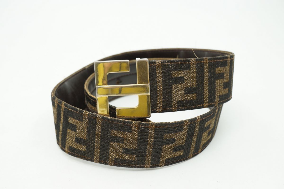 楽天市場】FENDI フェンディ FF Logo Belt ベルト FF柄 FFバックル