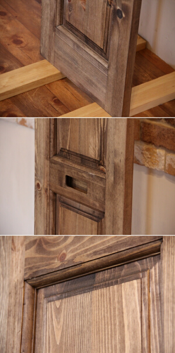 ドア カントリー クローゼット扉 オーダードア 室内用 オーダー家具 選べるカラー 引き戸 無垢 木製 北欧 パイン パイン材 カントリー調 おしゃれ フレンチ 店舗 リフォーム 西海岸 インテリア アメリカン ナチュラル アンティーク 白 日本製 Neokimya Com