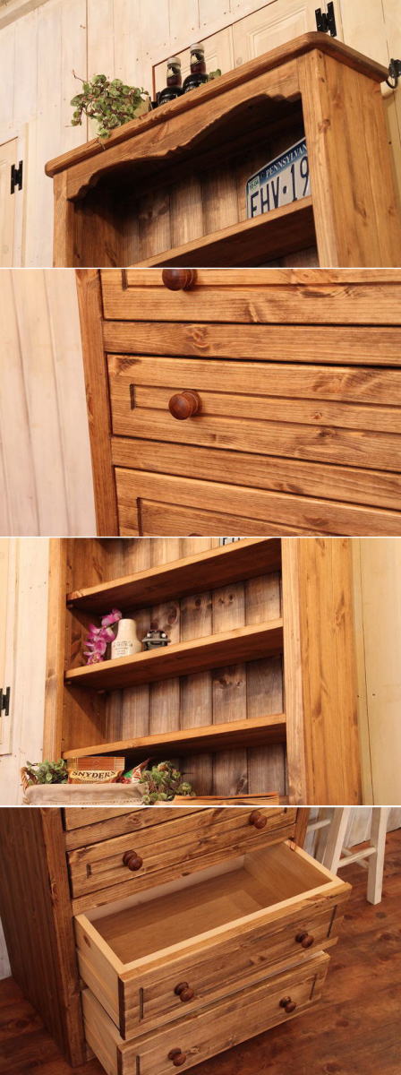 カントリー 6チェスト キャビネット オーダーメイド カントリー家具