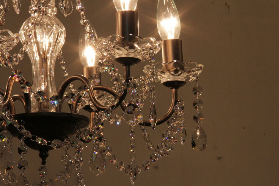 Auc Can Doll Os 001 6 Swdx Swarovski Crystal Chandeliers Led For Led Light Bulbs Can Be Used