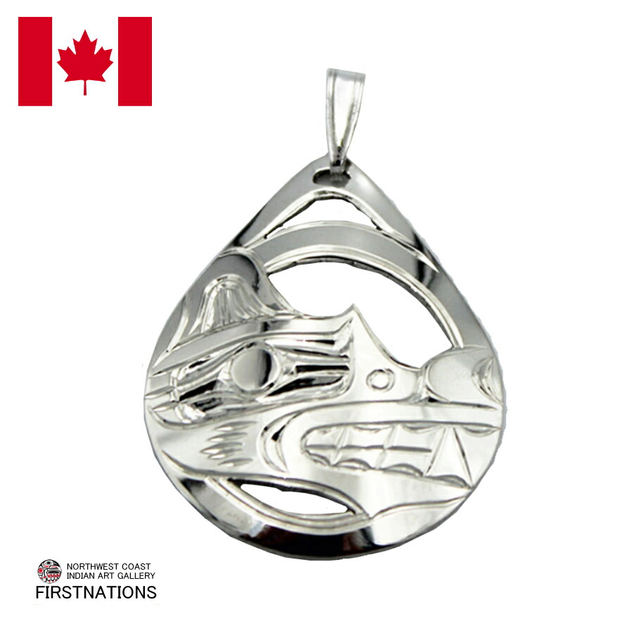 ビンテージ　カナダ　インディアン　シルバー　ジュエリー　ペンダント　トップ ビンテージ カナダ インディアン シルバー ジュエリー ペンダント トップ