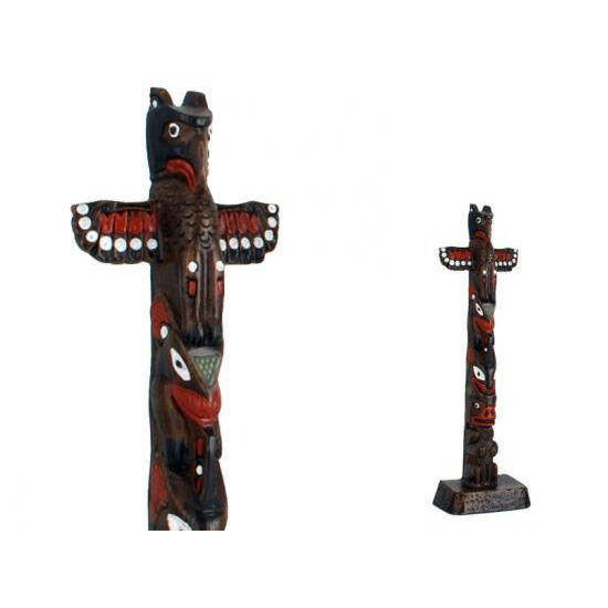 楽天市場】トーテムポール TOTEM POLE レプリカ カナダ 先住民