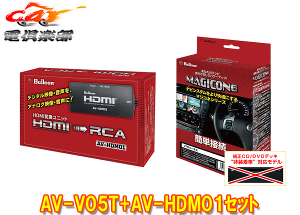 Bullconマジコネav V05t Av Hdm01トヨタrav4 50系 ディスプレイオーディオ用hdmi入力追加vtrハーネスセット 21年最新海外