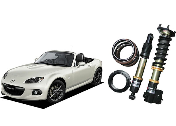 【送料無料(一部地域除く)】RGレーシングギアHS DAMPER ロードスターNCEC系用車高調 HS-MA04DT|car電倶楽部 店