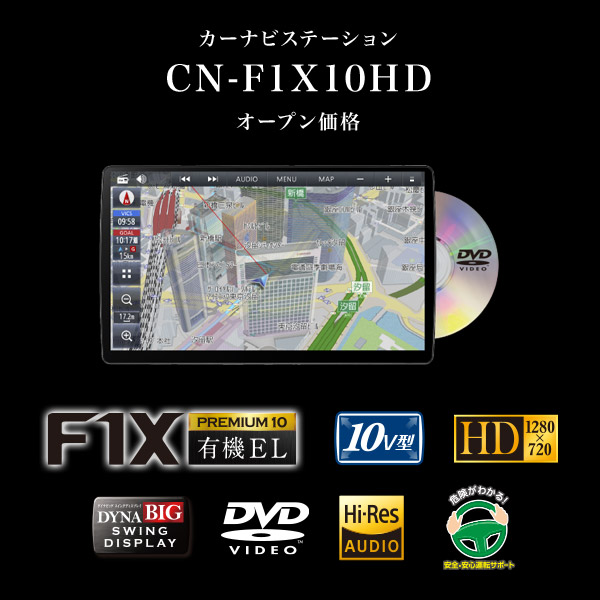 パナソニック10V型ストラーダCN-F1X10HD セレナ セレナe-POWER(C27系)用取付キットセット