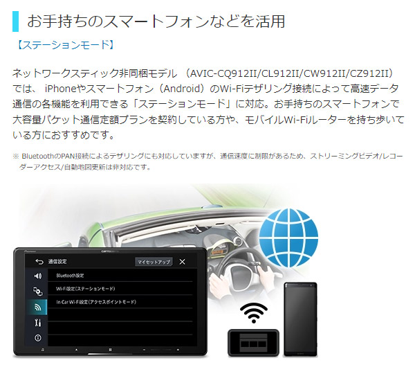 カロッツェリア9V型サイバーナビAVIC-CQ912II KLS-S904DワゴンR