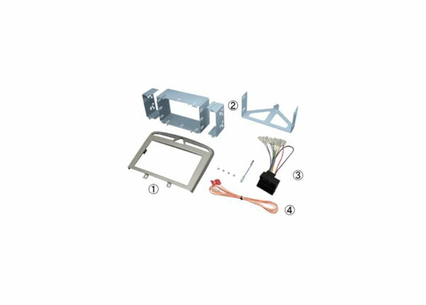 【取寄商品】kanatechsカナテクスGE-PE203Rプジョー308(SW/CC)専用カーAVトレードインキット(シルバーパネル)