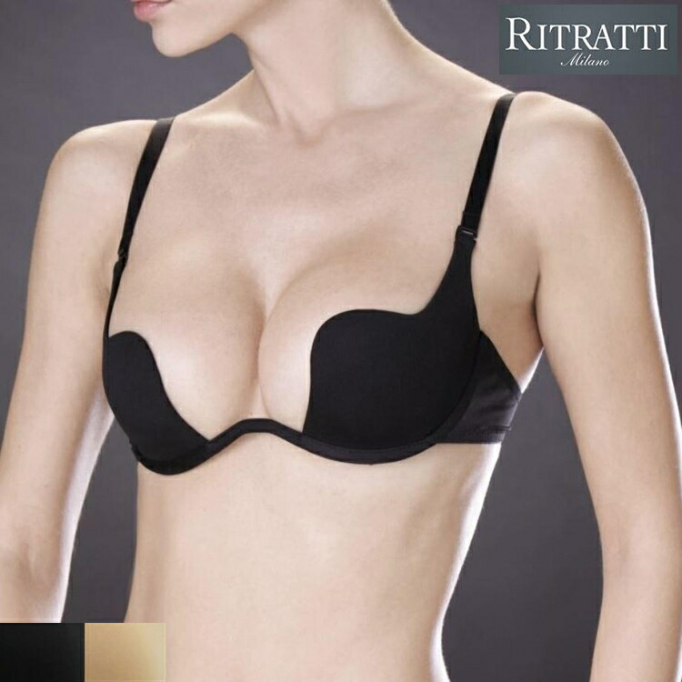 限定！値下！新品　RITRATTI リトラッティ　ブラジャー　黒　新品タグ付き RITRATTI リトラッティ 極小カップ ブラジャー スターカップブラ