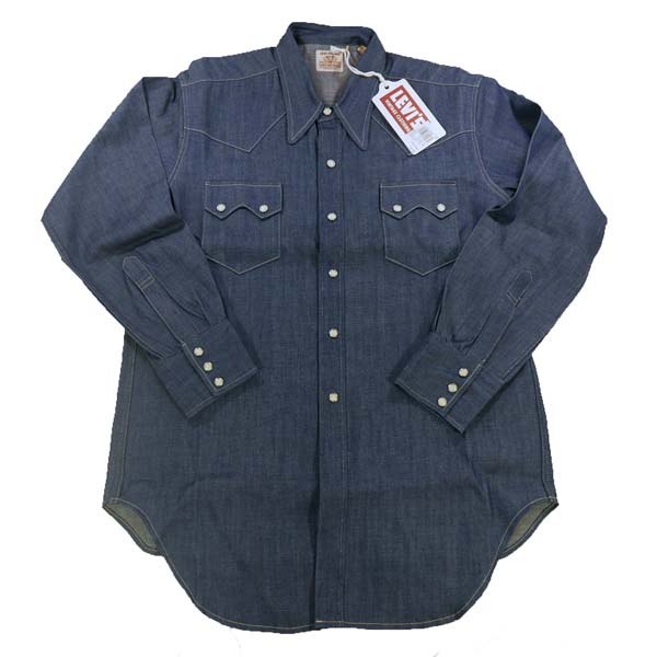 Levi's ショートホーン ウエスタンシャツ 　バレンシア リサイズあり！ LEVI'S® VINTAGE CLOTHING ショートホーンウエスタンシャツ