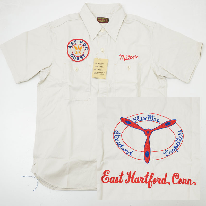 楽天市場】バズリクソンズ Buzz Rickson's 半袖 コントラクターシャツ