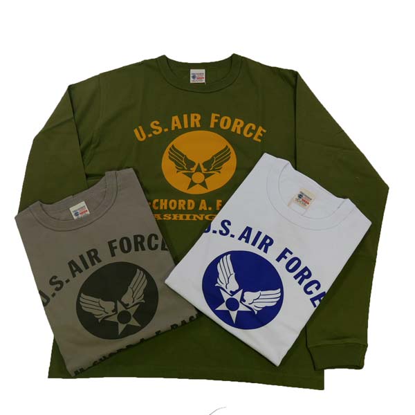 Buzz Ricksons バズリクソンズ BR69626 U.S.AIR FORCE WASHINGTON 長袖Tシャツ