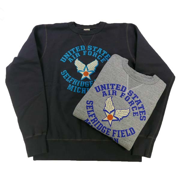 Buzz Ricksons バズリクソンズ BR69630 UNITED STATES AIR FORCE SELFRIDGE FIELD MICHIGAN セットイン スウェット（トレーナー）