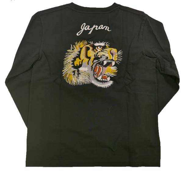 テーラー東洋 TT69649 / LONG SLEEVE SUKA T-SHIRT EMBROIDERED “TIGER” 長袖Tシャツ （刺繍） スカT　虎