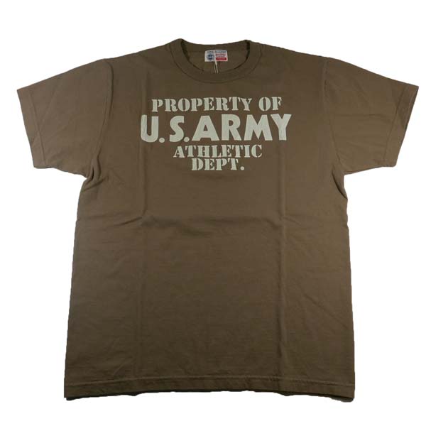 Buzz Ricksons バズリクソンズ BR79348 U.S.ARMY ATHLETIC DEPT. 両面プリント 半袖Tシャツ