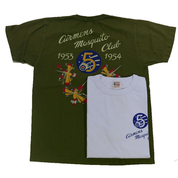 Buzz Ricksons バズリクソンズ BR79622 Mosquito Club モスキートクラブプリント 半袖Ｔシャツ