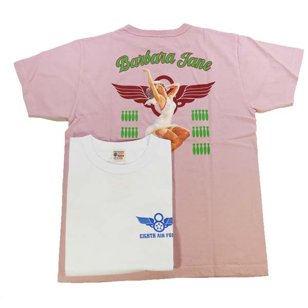 Buzz Ricksons バズリクソンズ BR79625 Barbara Jane プリント ピンナップガール半袖Ｔシャツ
