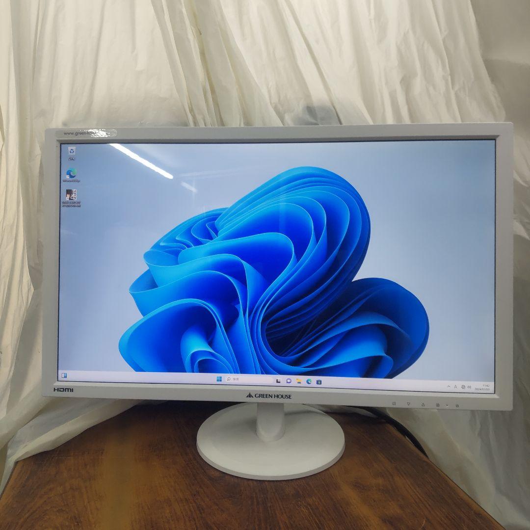 中古モニター 23.6インチワイドPTFWDE-24W HDMI接続できます 中古モニター 23.6インチワイドPTFWDE-24W HDMI接続できます