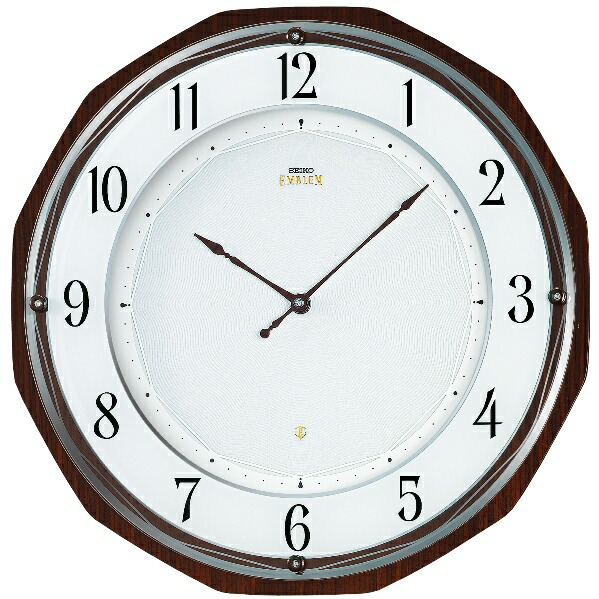 ⭐️送料無料⭐️SEIKO セイコーEMBLEM 電波時計ローマ数字HS529A 楽天市場】セイコー掛け時計エンブレム SEIKO電波時計 HS529A