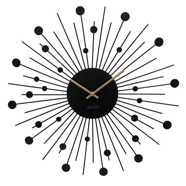 acctim 掛け時計 BRIELLE Wall Clock AC29643 MATT BLACK モダン イギリス【送料無料】｜インテリア雑貨　セシセラ