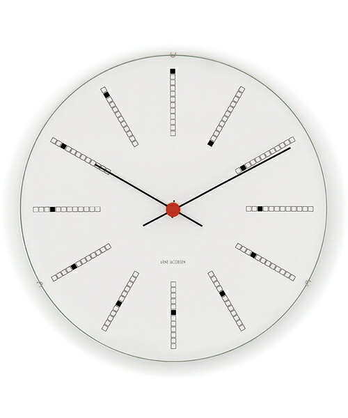 【楽天市場】アルネ・ヤコブセン掛け時計 ARNE JACOBSEN Wall Clock Bankers 290mm 43640 壁掛け時計 ...