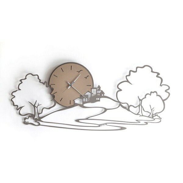Arti e Mestieri  柱時計 アルティ・エ・メスティエリ Wall clock Paesaggio  MUD 2675-C18  イタリア共和国   飾りつけ時辰儀【貨物輸送無料】