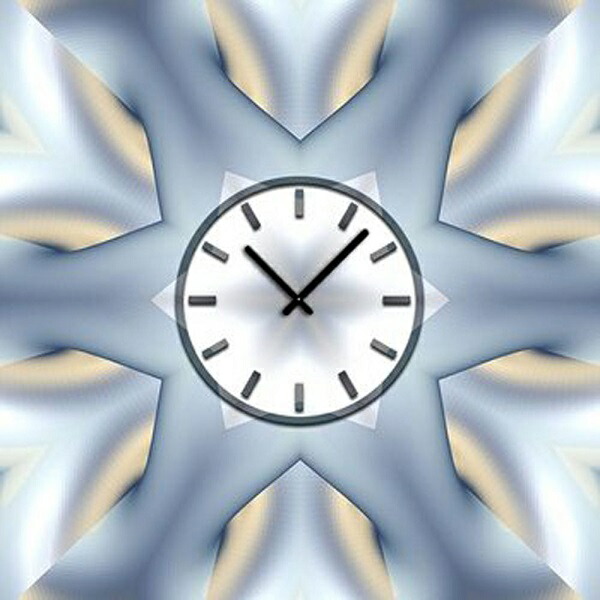 お洒落な壁掛け時計　ドイツ　Dixtime 掛け時計　ディックスタイム　Alu-Dibond 　Wall Clock 4070　壁掛け時計 モダン スタイリッシュ　ギフト　贈り物　お洒落【送料無料】