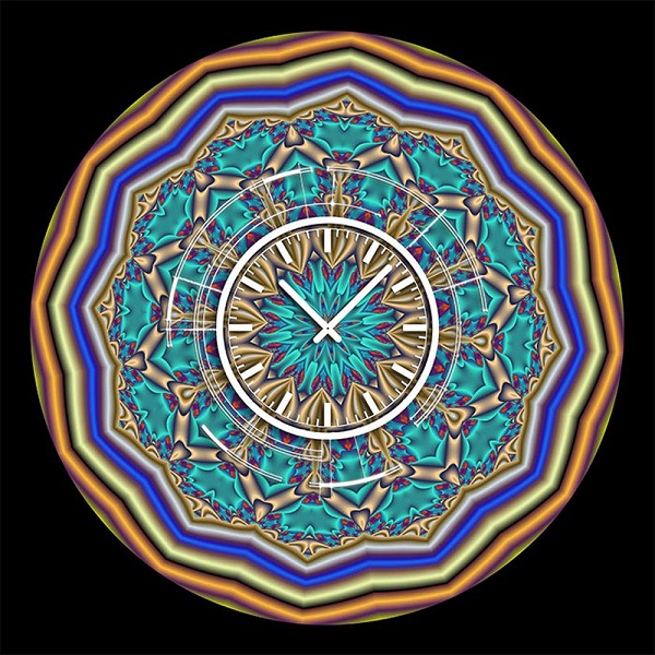 お洒落な壁掛け時計　ドイツ　Dixtime 掛け時計　ディックスタイム　Alu-Dibond 　Wall Clock 4090　壁掛け時計 モダン スタイリッシュ　ギフト　贈り物　お洒落【送料無料】