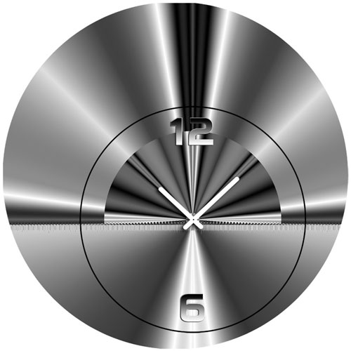 お洒落な壁掛け時計　ドイツ　Dixtime 掛け時計　ディックスタイム　Alu-Dibond 　Wall Clock 5070　壁掛け時計 モダン スタイリッシュ　ギフト　贈り物　お洒落【送料無料】