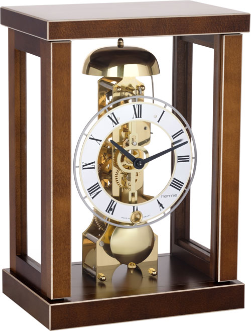 ヘルムレ HERMLE 置き時計 機械類式 ウォルナット 23056-030791 ヘルムレ報時置き時計