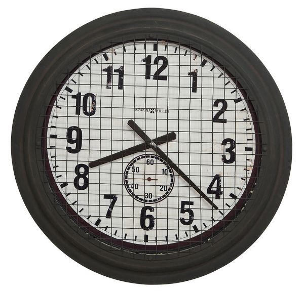 アンティーク調でお洒落!ハワード・ミラーHoward Miller社製掛け時計 Grid Iron Works 625-625 大型掛け時計|インテリア雑貨 セシセラ