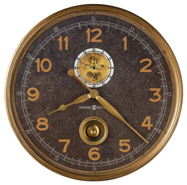 アンティーク調でお洒落!ハワード・ミラーHoward Miller社製掛け時計 SAUNDERS GALLERY WALL CLOCK 625-732 大型振り子掛け時計|インテリア雑貨 セシセラ