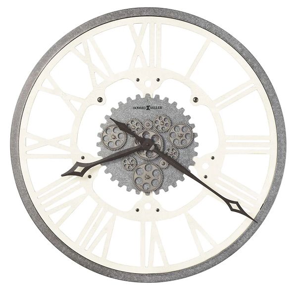 アンティーク調でお洒落！ハワード・ミラーHoward Miller社製　 ギア掛け時計　ゼイラ WALL CLOCK 625-814　大型掛け時計