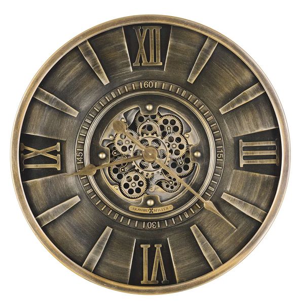 アンティーク調でお洒落！ハワード・ミラーHoward Miller社製　 ギア掛け時計　ルシアン WALL CLOCK 625-826　大型掛け時計｜インテリア雑貨　セシセラ