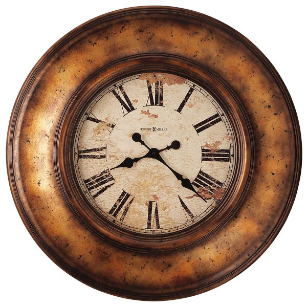 Howard Mirror Wall Clock Miller Hangings Copper Bay 625 540 Large Size
