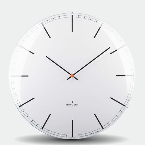 ホイヘンス時計　HUYGENS CLOCK オランダ　INDEX掛け時計 45cm Wall Clock DOME-INDEX45　壁掛け時計 音の静かなサイレントクウォーツムーブメント搭載