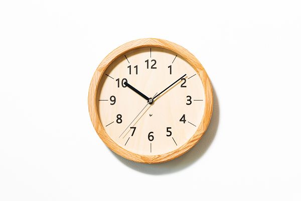 スタイリッシュでお洒落な掛け時計　シャンブル掛け時計 電波時計 オーク　電波スイープ　CHAMBRE掛け時計　 CH-067OA｜インテリア雑貨　セシセラ