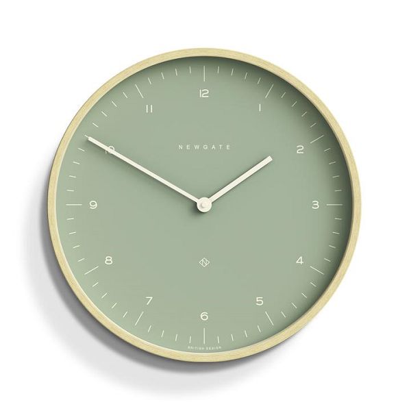 NEW GATEニューゲート掛け時計 Mr Clarke Wall Clock in Green Plywood 40cm MCWCIG-PLY40　ニューゲート時計【送料無料】｜インテリア雑貨　セシセラ 27,720円